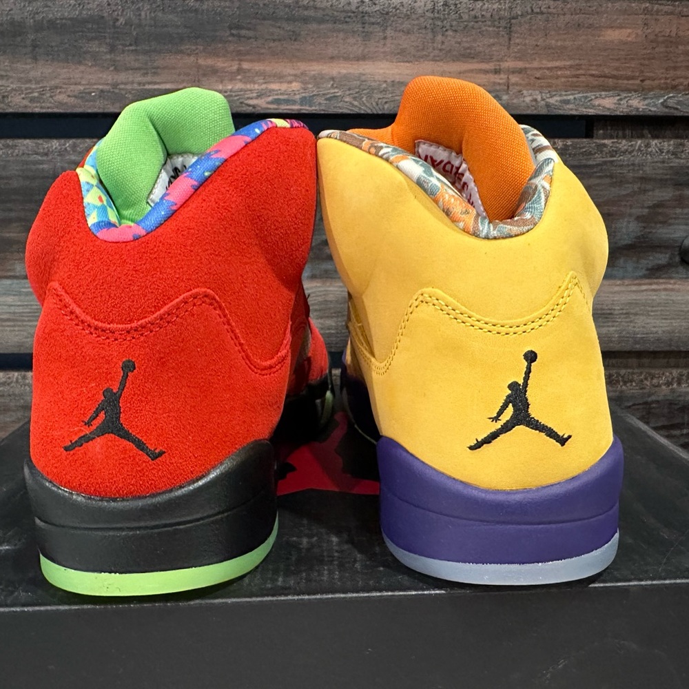 Air Jordan 5 Retro What The Solar Orange - Picture 3 of 8